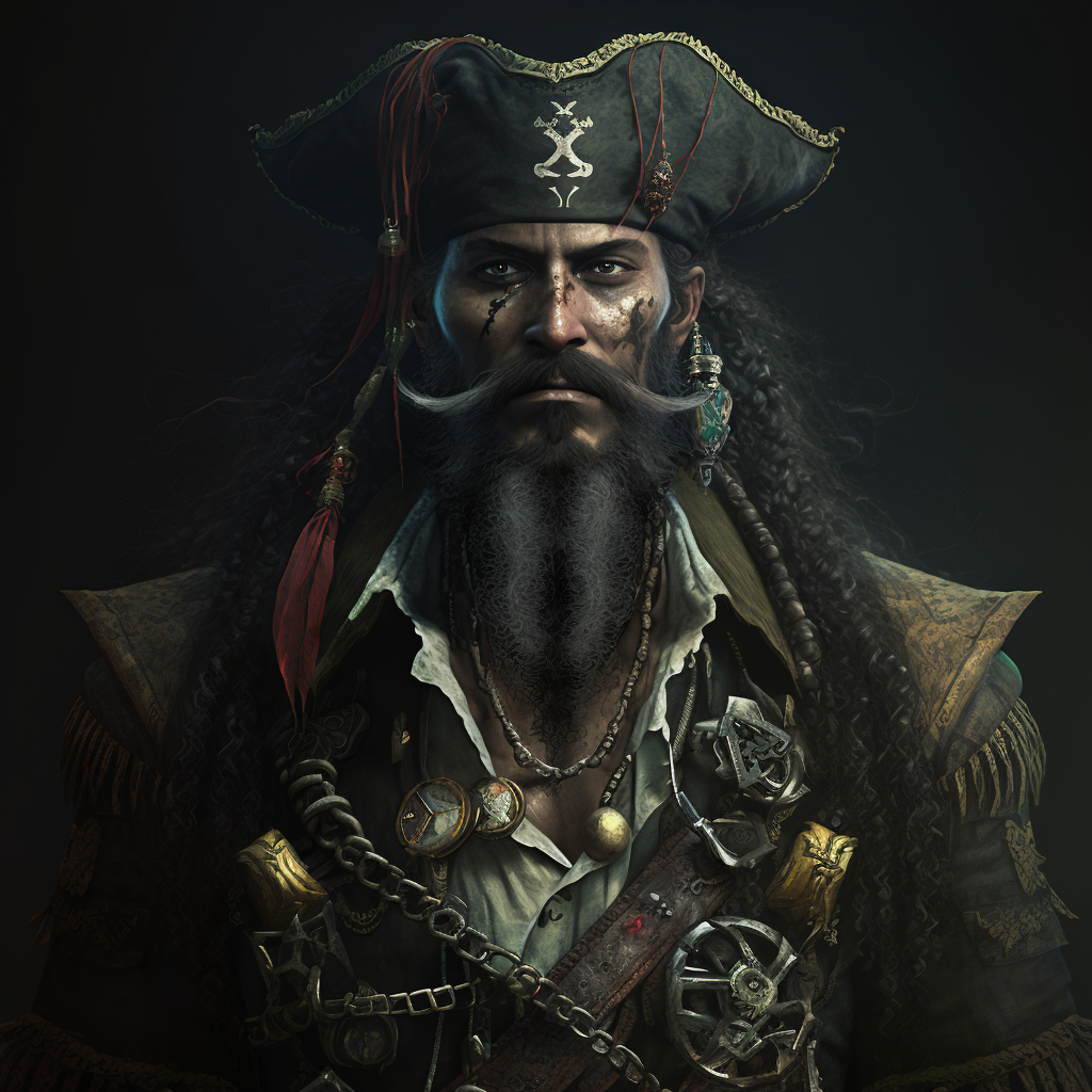 The Swashbuckling Tale of Blackbeard and His Crew of Pirates